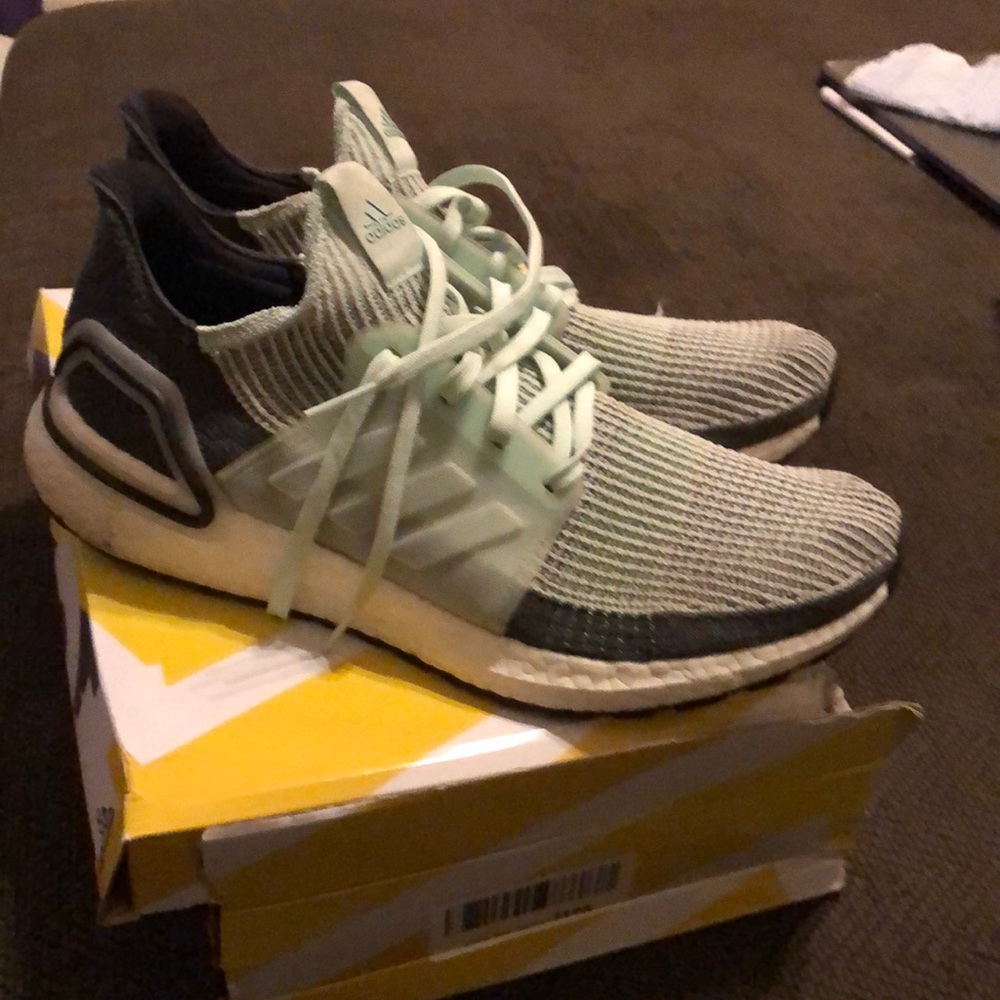 Adidas Ultraboost 19 - Teal (greenish/bluish) and Grey